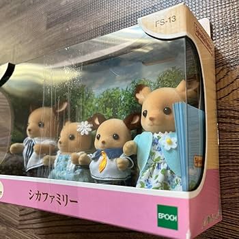【未開封】シルバニア　シカファミリー 廃盤 シルバニアファミリー 海外 廃盤 シカファミリー 未使用
